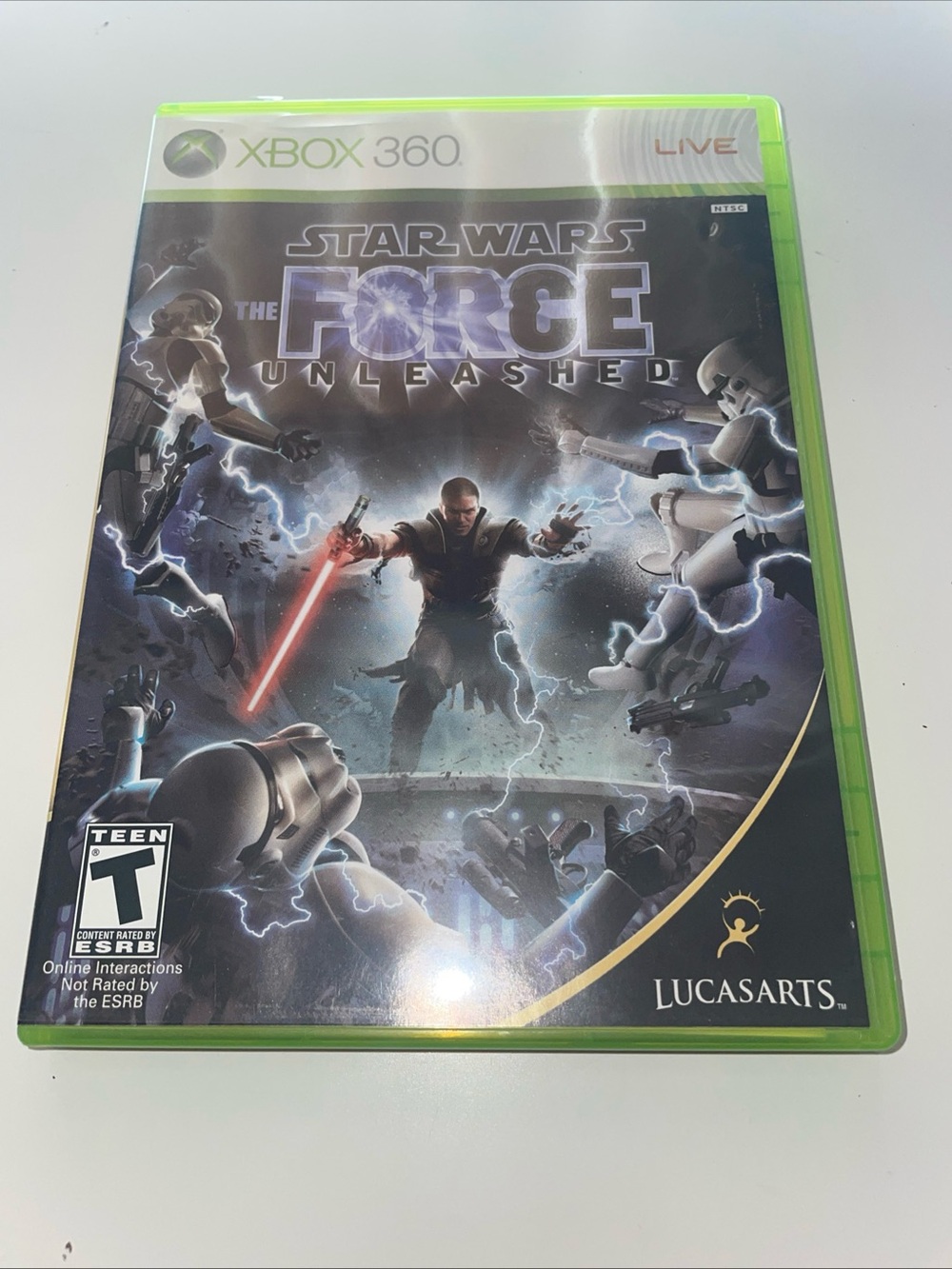 Star Wars: The Force Unleashed (Microsoft Xbox 360, 2008) CIB Complete W/ Manual